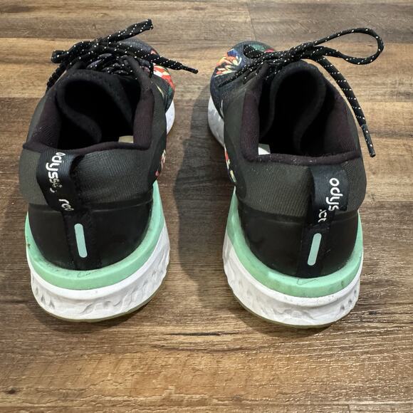 Nike Men's Odyssey React Running Shoe Black Tropical Floral AV3255-001 Size 11 - Picture 3 of 13